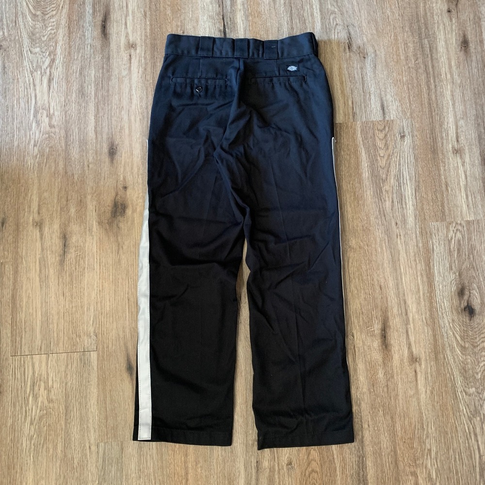 Vintage Dickies work pants w/ reflective silver side panels - size 0 womens